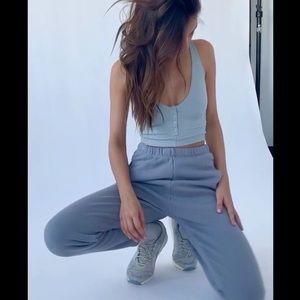 Joah Brown Empire Jogger - blue/grey NWT